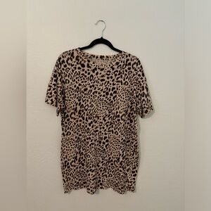 4/$25 Bundle Item Victoria Secret Animal Print Oversized Top M